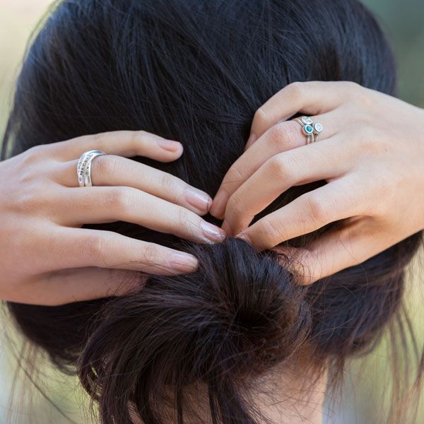 Stackable Birthstone Rings